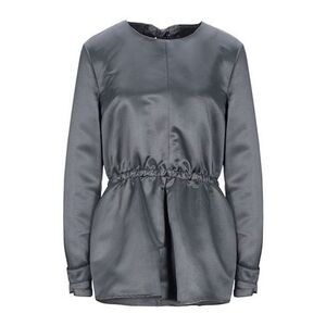 Hache NWT Drawstring Blouse in Charcoal Grey Size IT 44/US 8